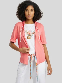 Sweatjacke aus Baumwolle