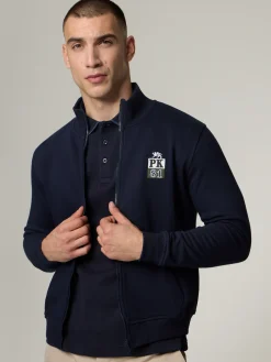 Sweatjacke im Custom Fit