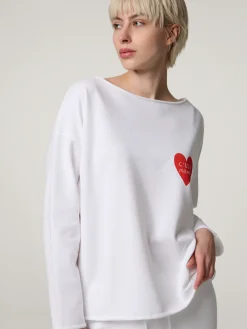 Sweatshirt mit Baumwolle