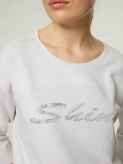 Sweatshirt mit Glitzer