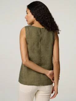 Top aus Leinen