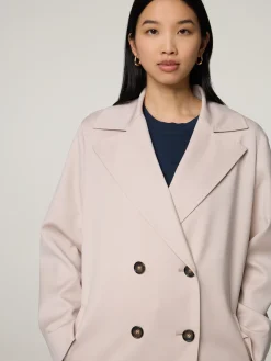 Trenchcoat aus Wolle