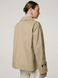 Trenchjacke aus Bio-Baumwolle