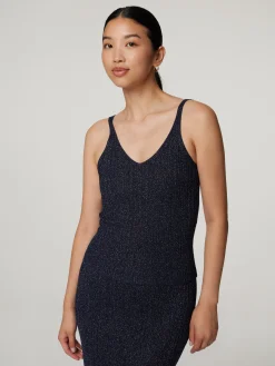 Trägertop mit Rippen