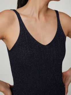 Trägertop mit Rippen