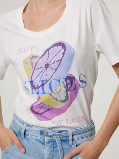 T-Shirt aus Baumwolle mit Print