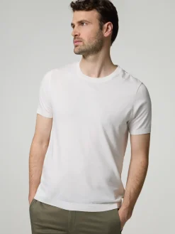 T-Shirt aus Feinstrick