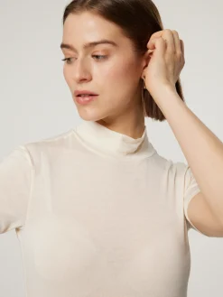 T-Shirt aus Feinstrick