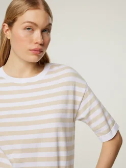 T-Shirt aus Feinstrick