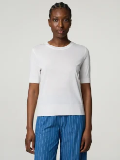 T-Shirt aus Feinstrick