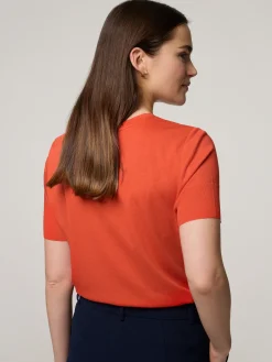 T-Shirt aus Feinstrick