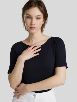 T-Shirt aus Flammgarn