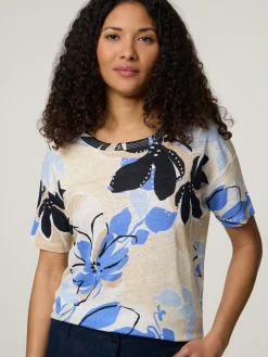 T-Shirt aus Leinen CANDICE