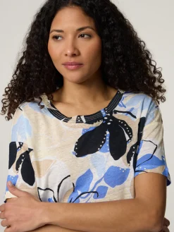 T-Shirt aus Leinen CANDICE