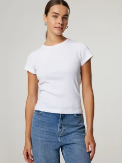 T-Shirt aus Rippstrick KOALE