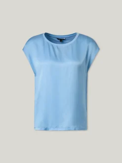T-Shirt aus Satin
