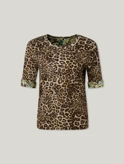 T-Shirt im Leo-Print