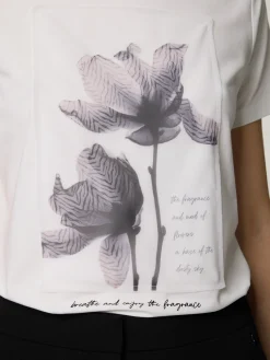 T-Shirt mit Baumwolle