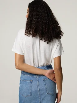 T-Shirt mit Baumwolle