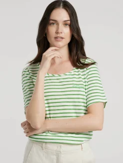 T-Shirt mit Baumwolle