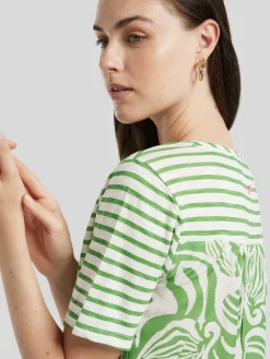 T-Shirt mit Baumwolle