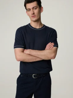 T-Shirt mit Leinen JIOVANNI