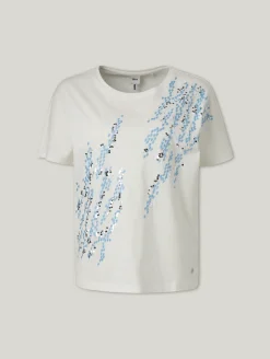 T-Shirt mit Pailletten