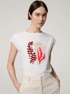 T-Shirt mit Pailletten