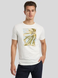T-Shirt mit Print im Slim Fit