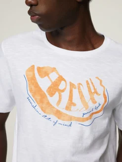 T-Shirt mit Print im Slim Fit