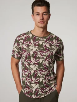 T-Shirt mit Print im Slim Fit