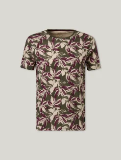 T-Shirt mit Print im Slim Fit