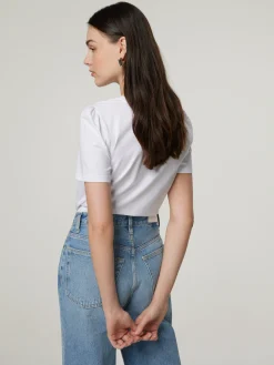 T-Shirt mit Puffärmel