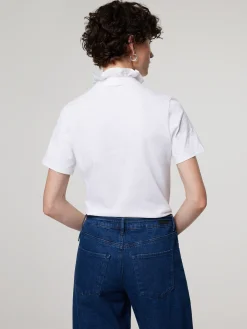 T-Shirt mit Rüschen