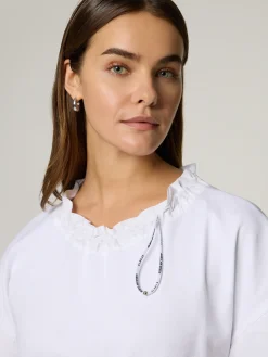 T-Shirt mit Rüschen