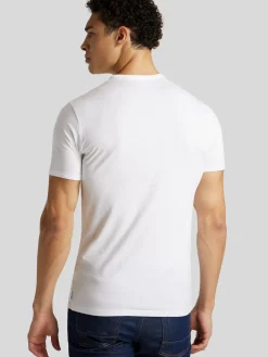 T-Shirt mit Rundhals im 2er Set