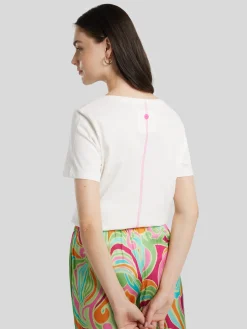 T-Shirt mit Stickerei