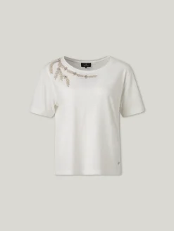 T-Shirt mit Strasssteinen