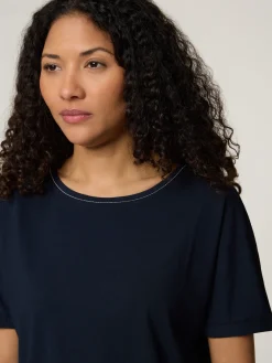 T-Shirt mit Strasssteinen