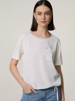 T-Shirt mit Strasssteinen