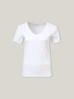 T-Shirt mit V-Ausschnitt