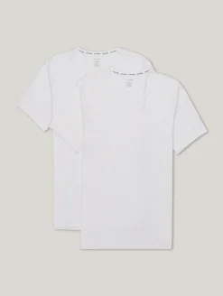 T-Shirt mit V-Ausschnitt im 2er Set