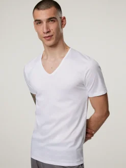 T-Shirt mit V-Ausschnitt SEA ISLAND