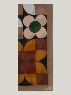 Tuch mit geometrischem Print