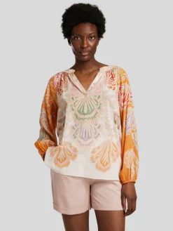 Tunika mit floralem Print