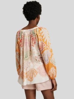 Tunika mit floralem Print