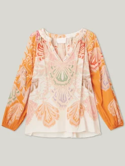 Tunika mit floralem Print