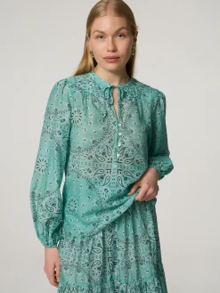 Tunika mit Seide BANDANNA