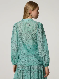 Tunika mit Seide BANDANNA