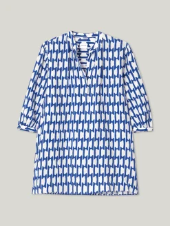 Tunikabluse aus Leinen